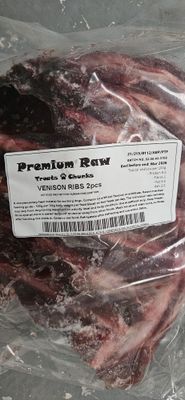 Premium Raw Venison Ribs 2pc