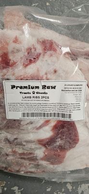 Premium Raw Lamb Ribs 2pc