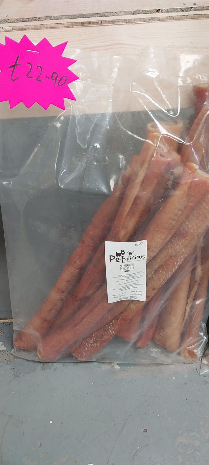 Dehydrated pork rolls large x 10