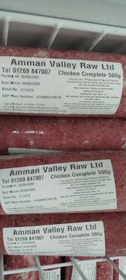 Amman Valley Raw Chicken Complete 80-10-10 500g