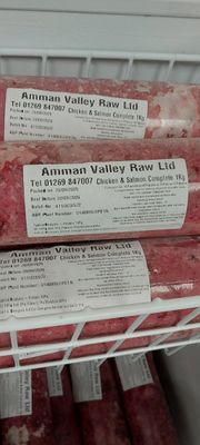 Amman Valley Raw Chicken &amp; Salmon Complete 80-10-10 1kg