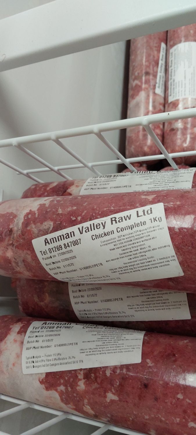 Amman Valley Raw Chicken Complete 80-10-10 1kg