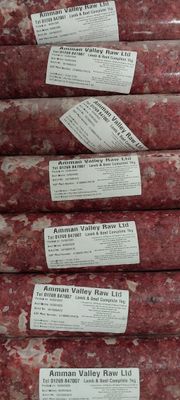 Amman Valley Raw Lamb &amp; Beef Complete 80-10-10 1kg