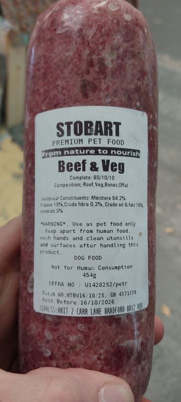 STOBART Beef &amp; Veg 80-10-10