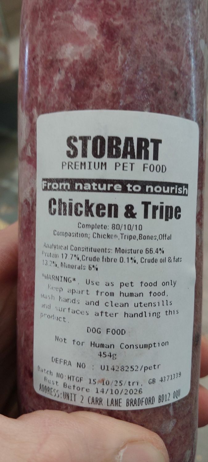 STOBART Chicken &amp; Tripe 80-10-10