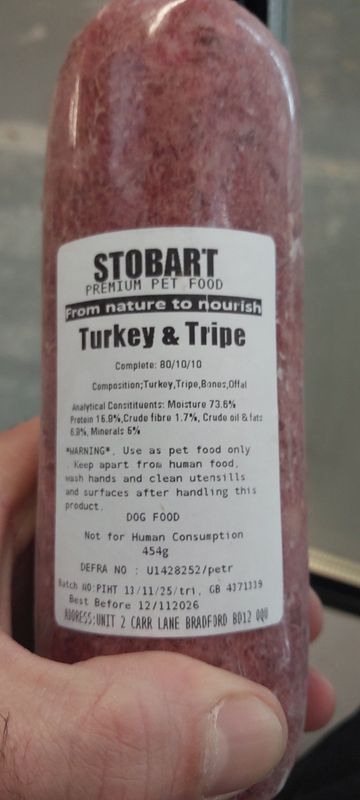 STOBART Turkey &amp; Tripe 80-10-10 (Seasonal)