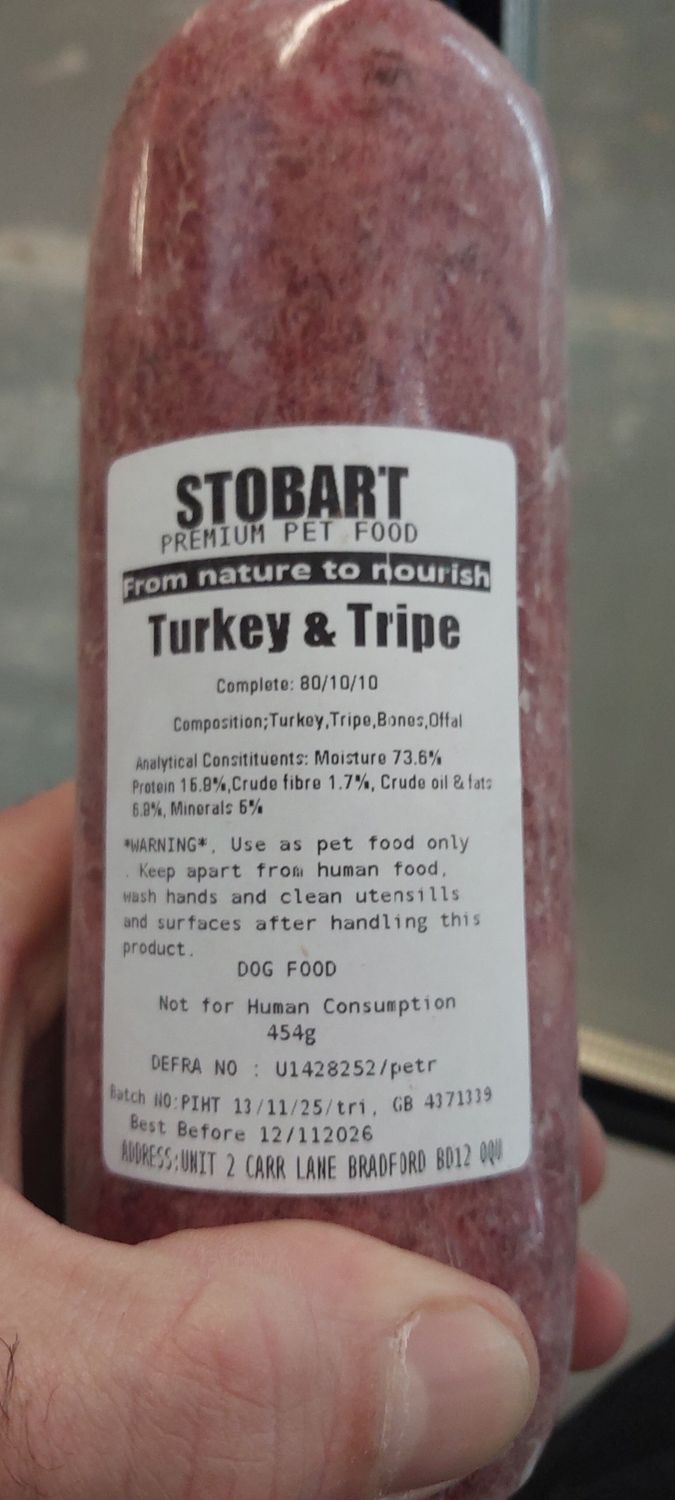 STOBART Turkey &amp; Tripe 80-10-10 (Seasonal)
