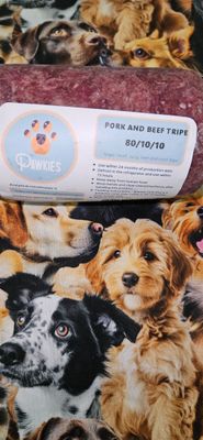 Pawkies Pork &amp; Tripe 80-10-10