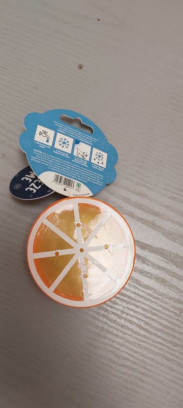 Animate orange fruit cooling dog chew