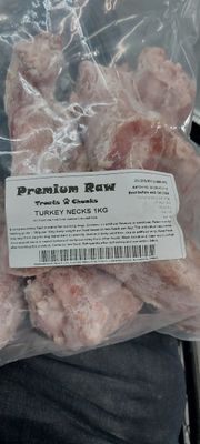 Premium Raw Turkey Necks 1kg