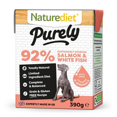 Purely Salmon & White Fish 390g