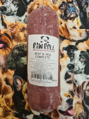 Raw Rolls Beef &amp; Veg 460g