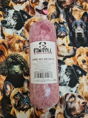 Raw Rolls 3 Bird Complete 460g