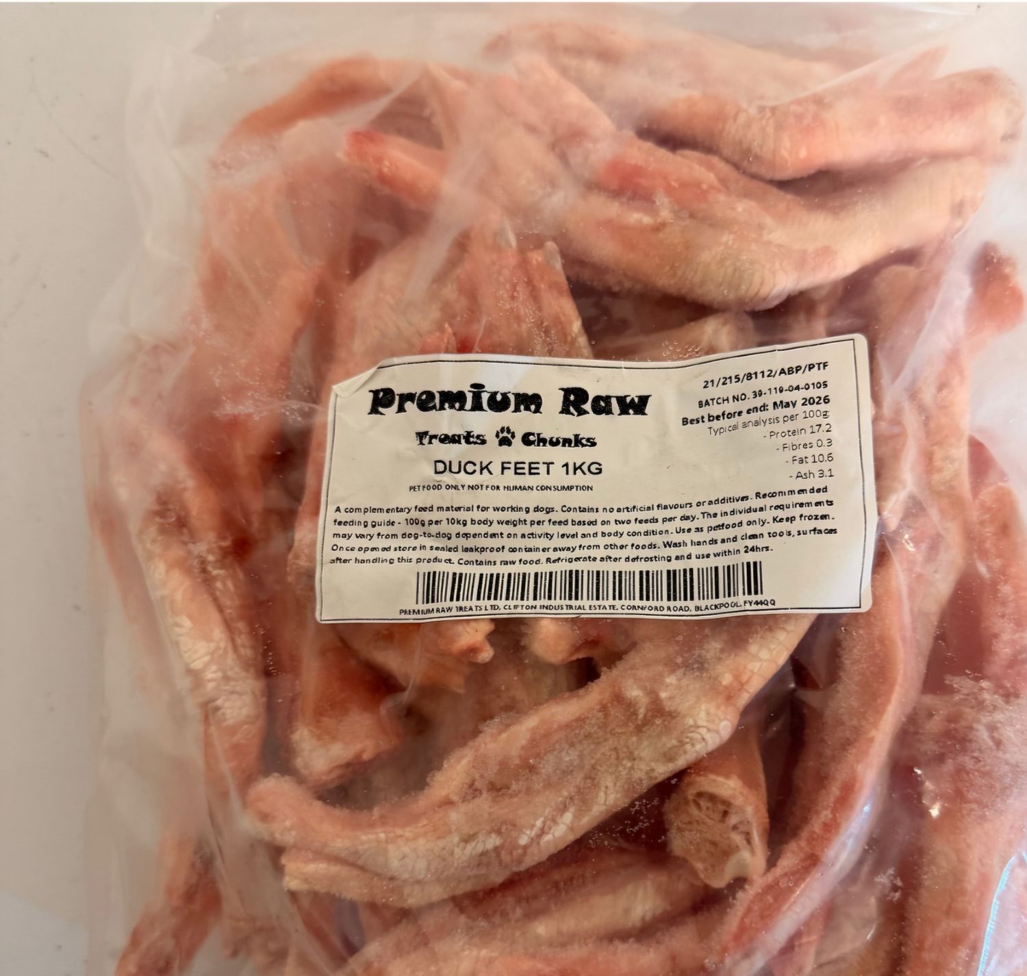 Premium Duck feet 1kg