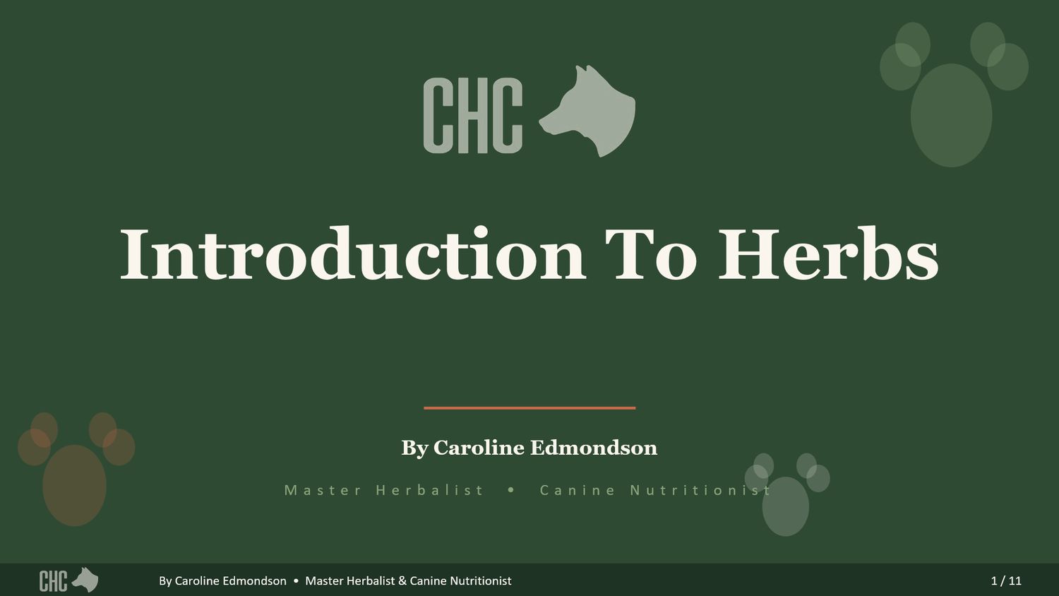 Introduction To Herbs Event