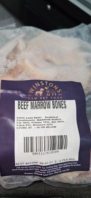 Winston Raw Marrow Bones x 3