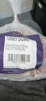 Winston Raw Turkey Chunks 1kg
