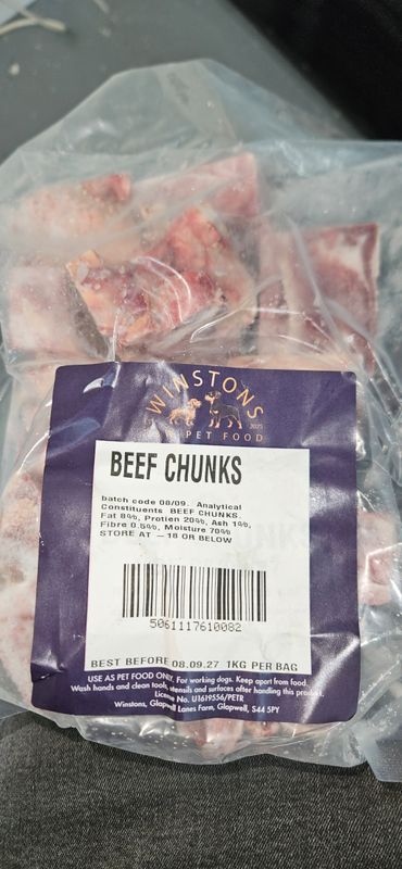 Winston Beef Chunks 1kg