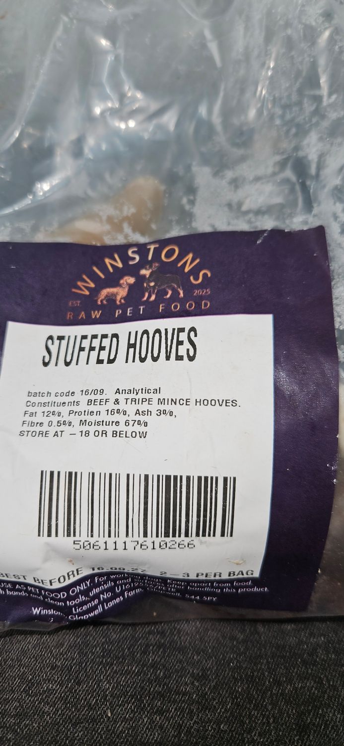 Winston Stuffed Hooves 2 pk