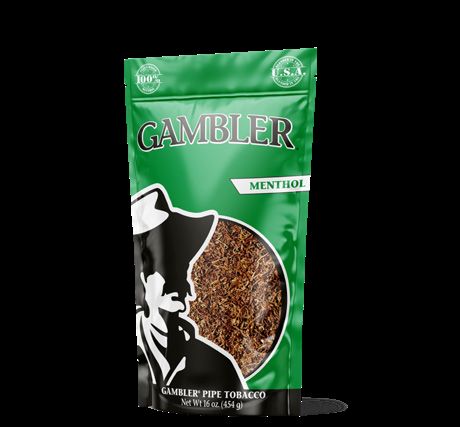 Gambler Pipe Tobacco Menthol 16 oz