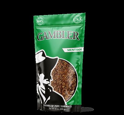 Gambler Pipe Tobacco Menthol 16 oz