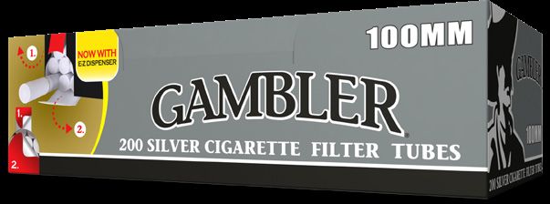 Cig Tubes 100 Silver Box