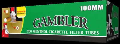 Cig Tubes 100 Menthol Green Box