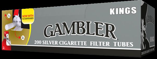 Cig Tubes King Smooth Silver Box