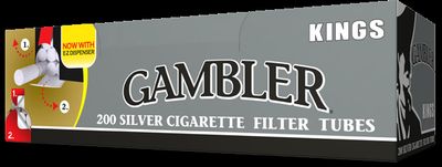 Cig Tubes King Smooth Silver Box