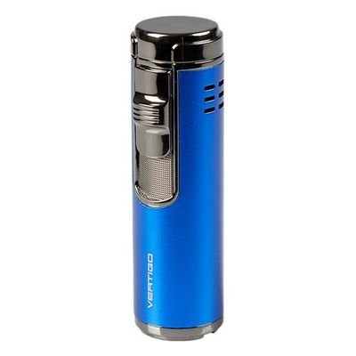 Vertigo Eloquence Quad Torch Lighter, Color: Blue