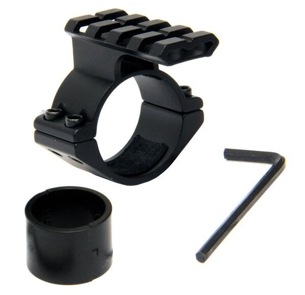 Night Sabre Scope Ring Mounted weaver torch mount