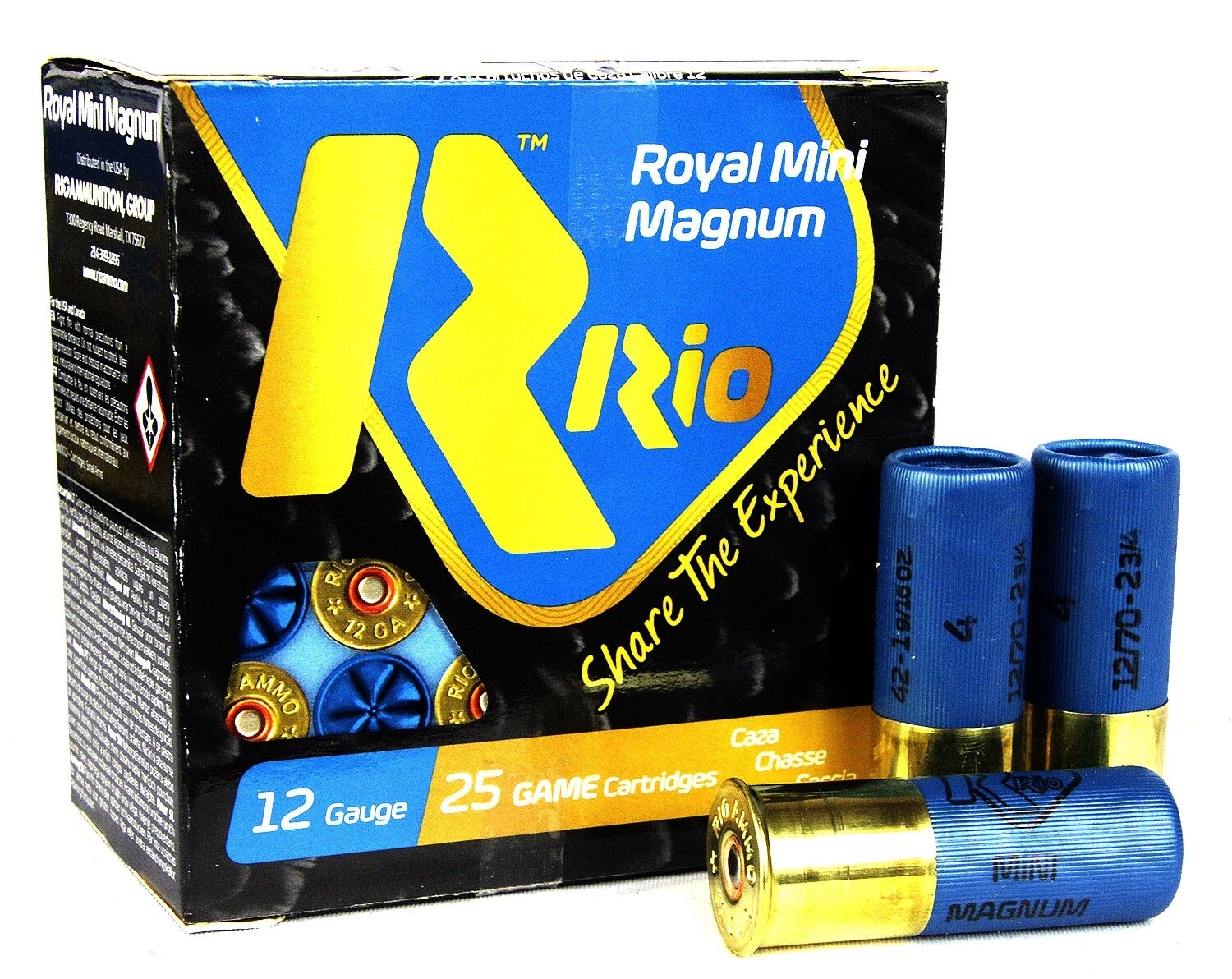 12ga Rio BB 42gr 70mm Royal Mini Magnum *25 Rounds