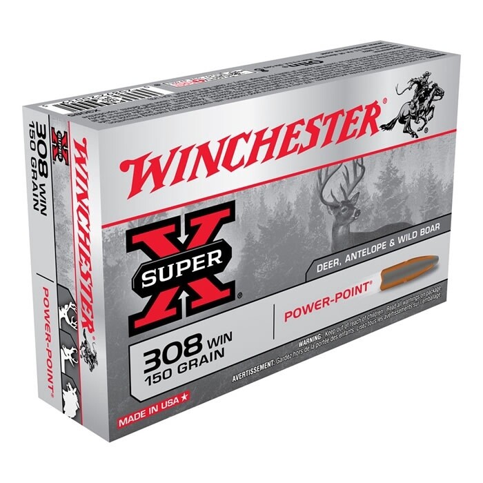 308 Winchester SuperX 150gr PP
