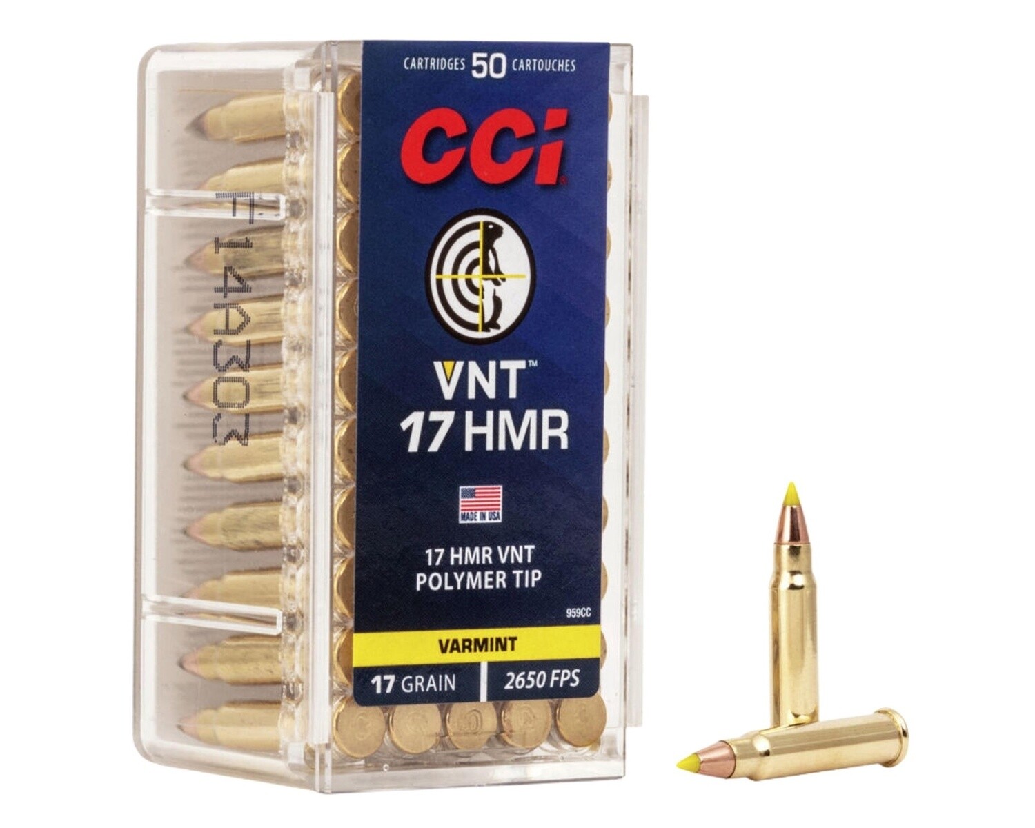 17HMR CCI 17grVNT 2650 fps