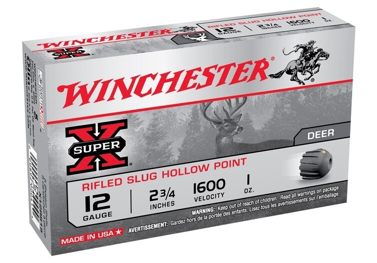 12ga Winchester SuperX r/slug 2¾&quot; 28gm 1600fps (5)