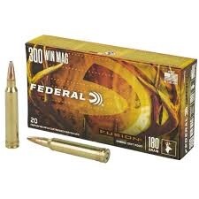 300 Win Mag. Fusion Soft Point 180 grain