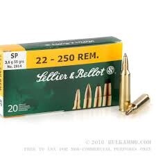 22-250 Rem 55gr SP