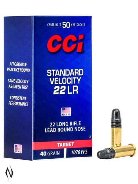 22LR CCI Standard Velocity 40gr