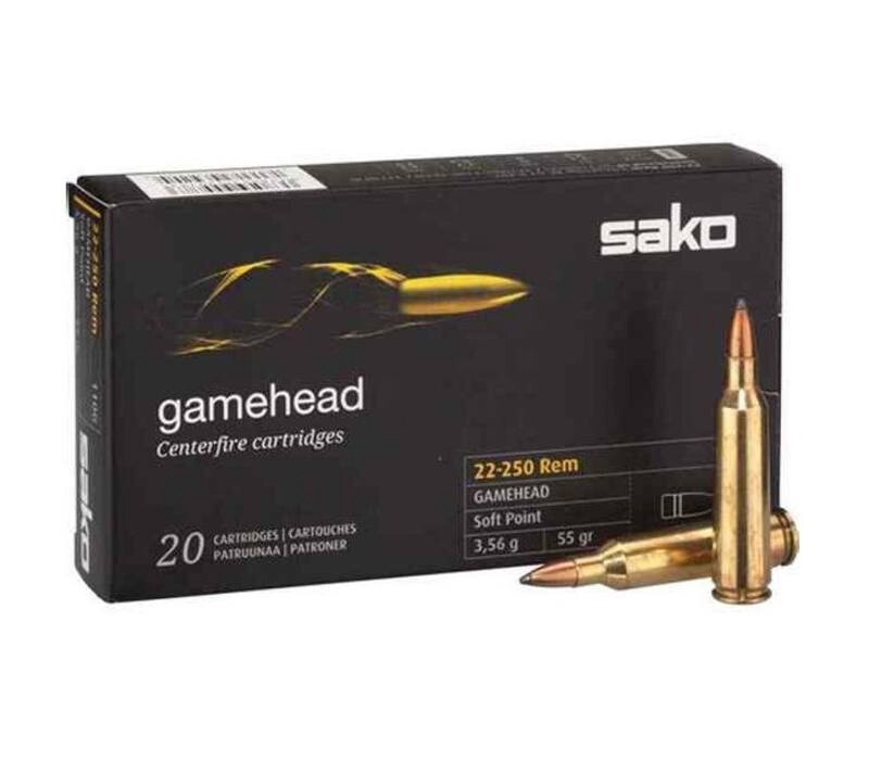 22-250 Rem Gamehead 55gr