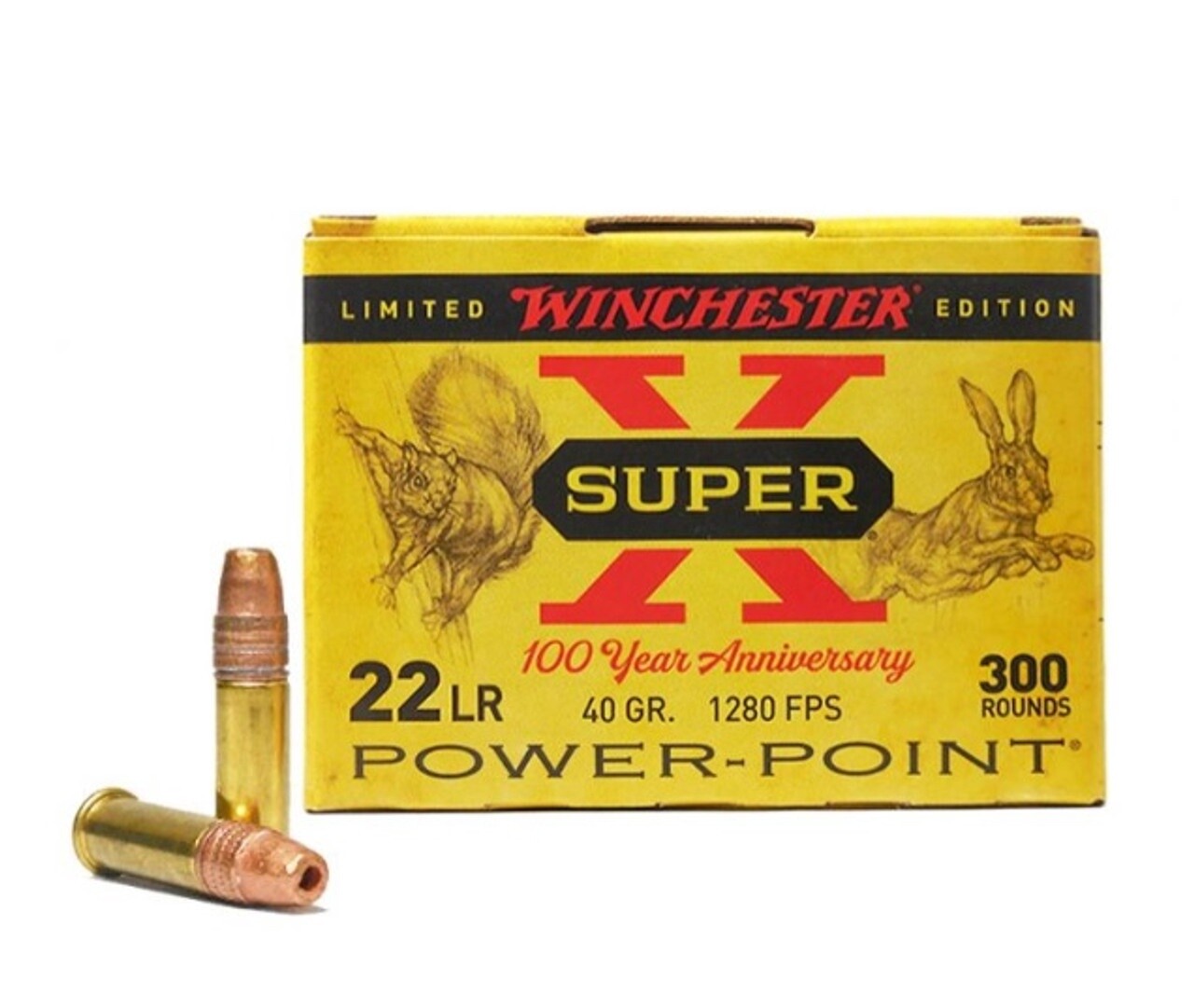22LR Winchester Powerpoint 100th Anniversary , 40gr