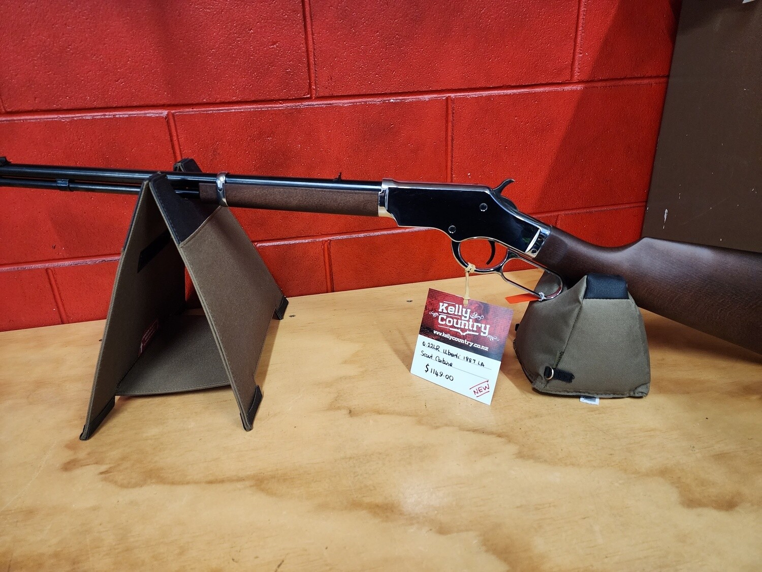 22LR Uberti 1887 LA Scout Carbine Rifle 19&quot;