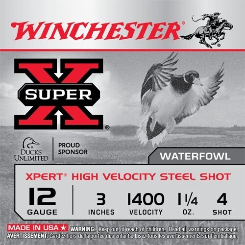 12g Winchester Xpert 4 3&quot; 36gm (250)