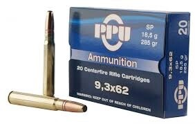 9.3x62 Mauser 285 Prvi Partizan PPU Ammunition