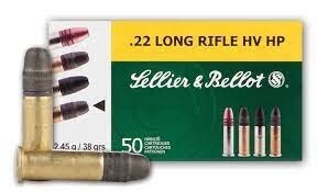 .22 LR HV HP 38gr (50rds)