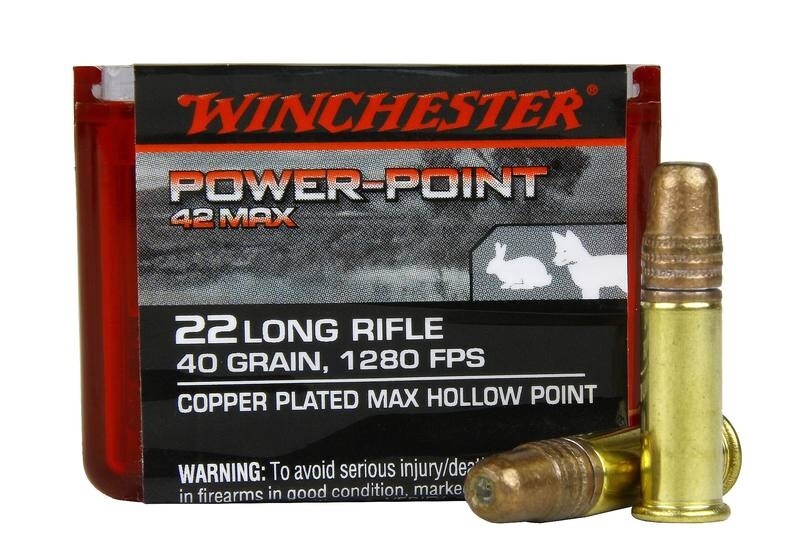 .22LR Power-Point 40gr Copper Plated Hollow Point 1280fps