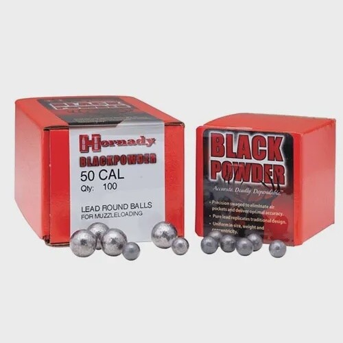 Hornady 54cal .530 dia Round Balls Box of 100