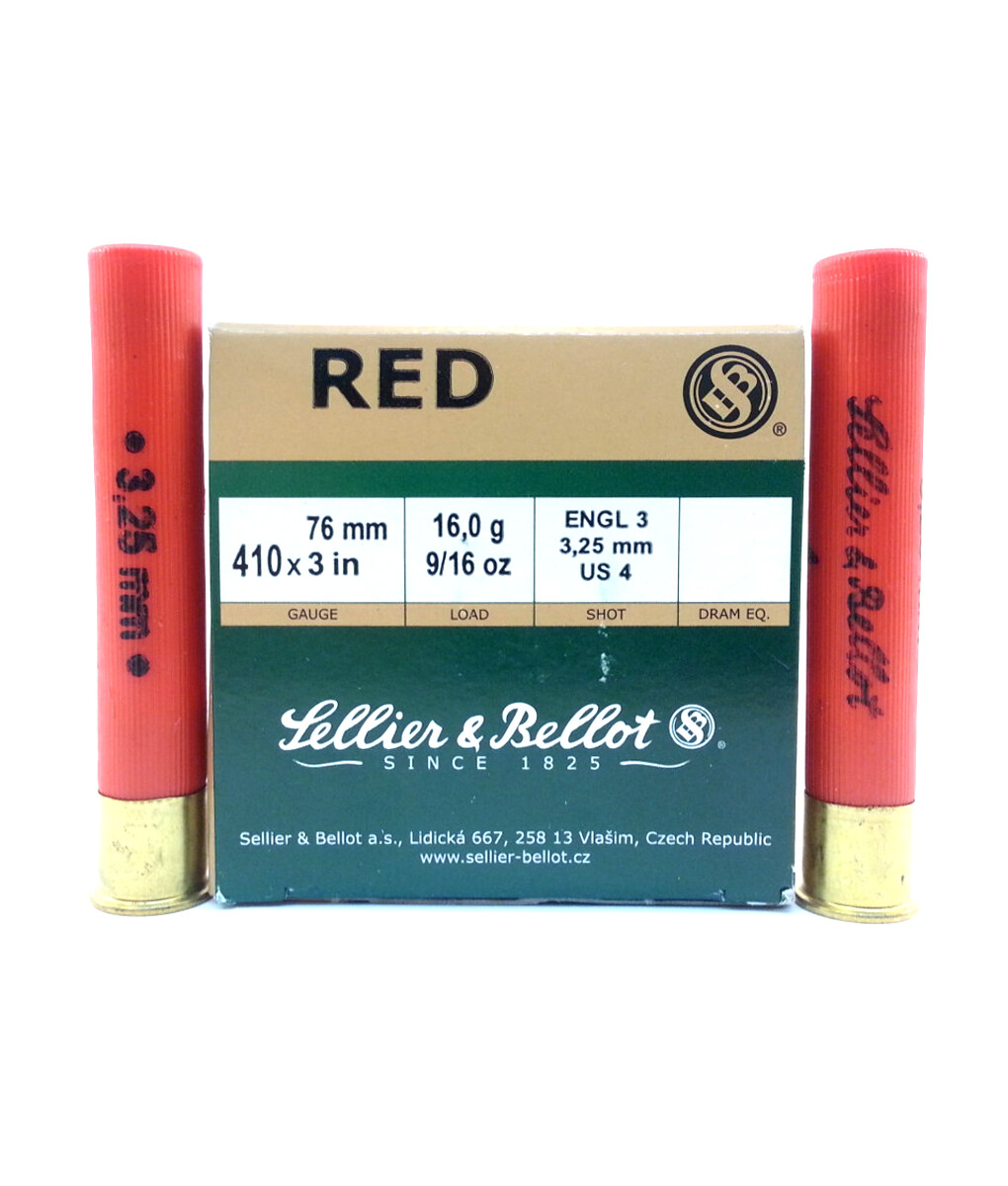 Sellier &amp; Bellot .410, 3&quot; #4 Shot