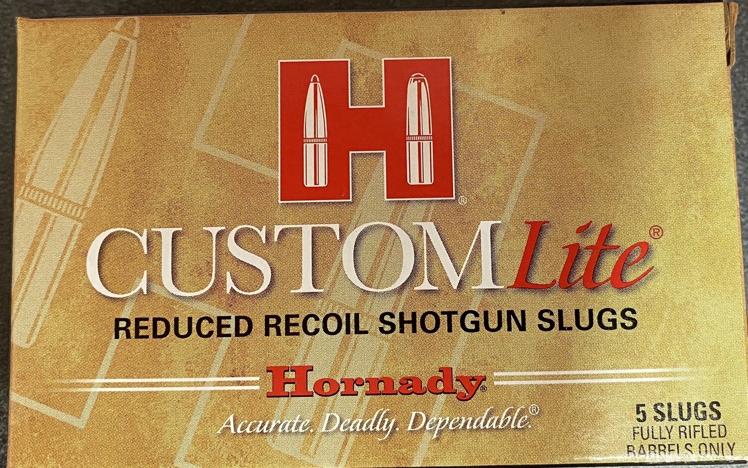 12 GA CustomLite Reduced Recoil  2 3/4&quot; 300 gr FTX 5 pack