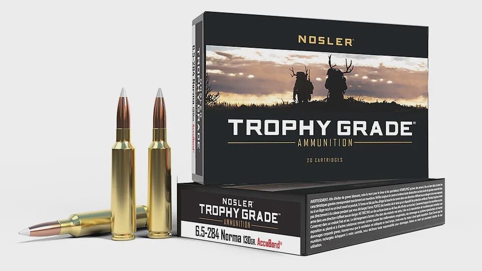 6.5x284 Nosler Trophy Grade 130gr Accubond