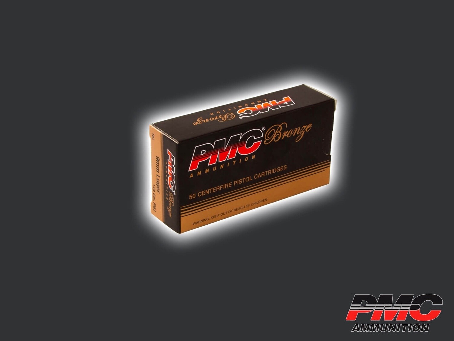 9mm PMC Target 124 Grain FMJ 50 Rounds